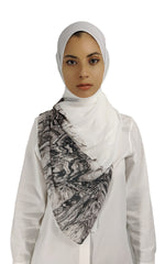 Load image into Gallery viewer, #LSEssential: Smokey White Shawl
