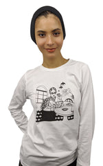 Load image into Gallery viewer, Cafe LS Girl Long Sleeved T-Shirt
